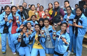 Winner team of AMU Girls High School