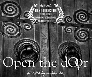open the door