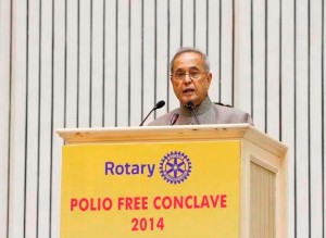 Pranab Mukherjee rotary