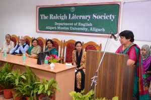 Prof Asif Shuja addressing the annual function of raleigh society