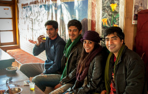 Vijendra,-Mohit-,-Ashvini-and-Afri-during-the-Fugly-Shoot