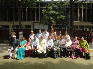 Dr. Hasan Imam in Lahore with academicians and scholars